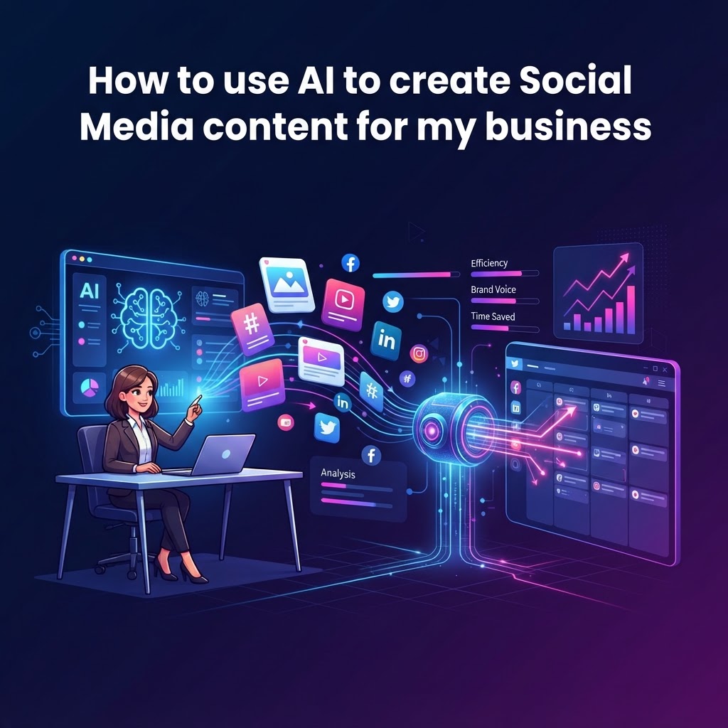How to use AI to create Social Media content for my business