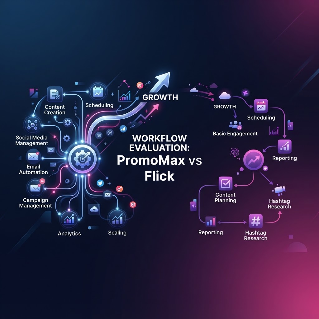 PromoMax vs Flick: Evaluating AI Workflow Suites for Growth — PromoMax vs Flick workflow evaluation