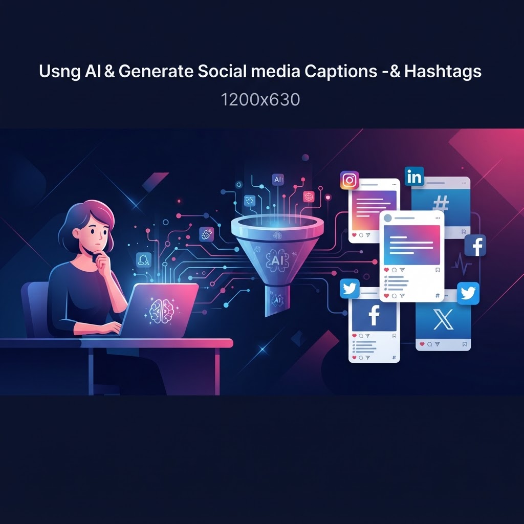 How do I use AI to generate Social Media captions and hashtags? — How do I use AI to generate social media captions and hashtags?