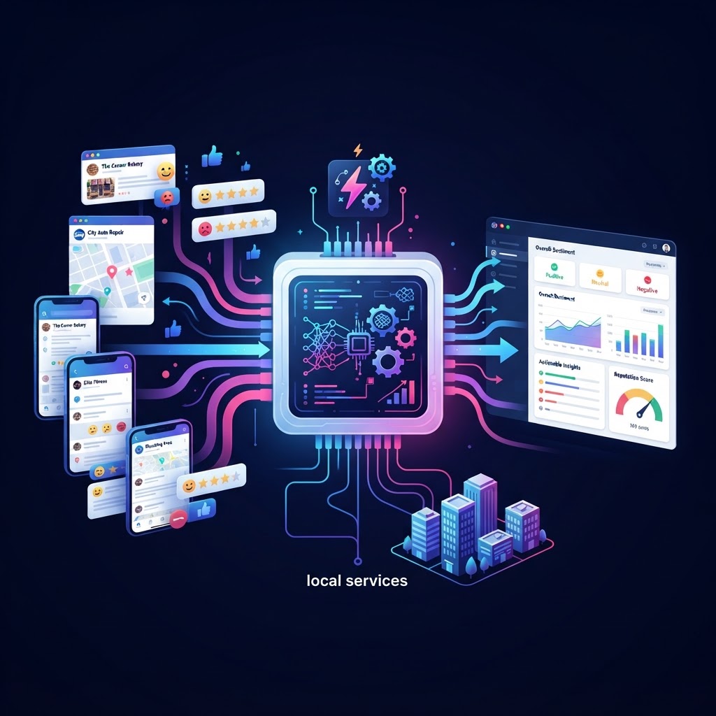 Automating Multi-Platform Sentiment Analysis for Local Services