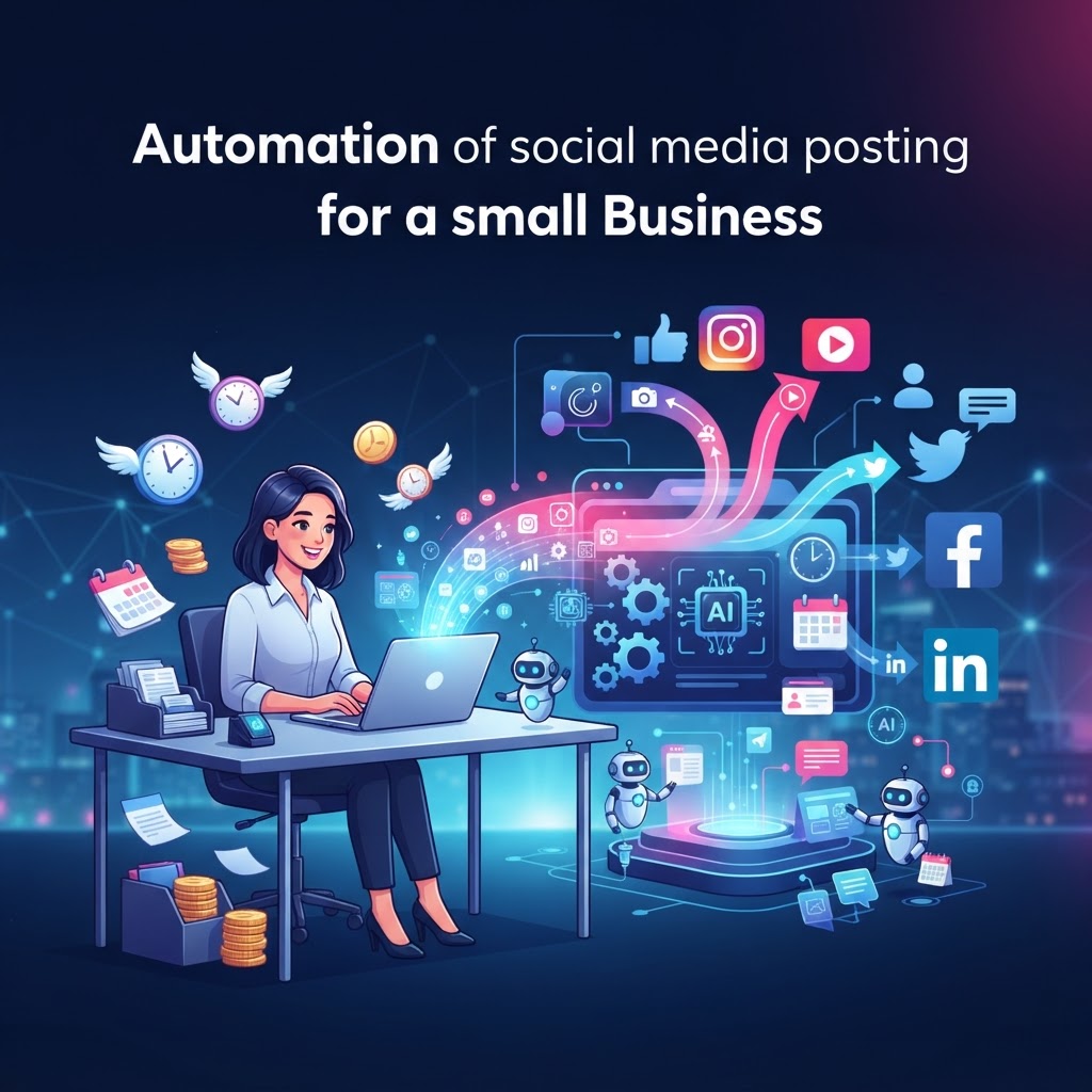How to Automate Social Media posting for a small business?