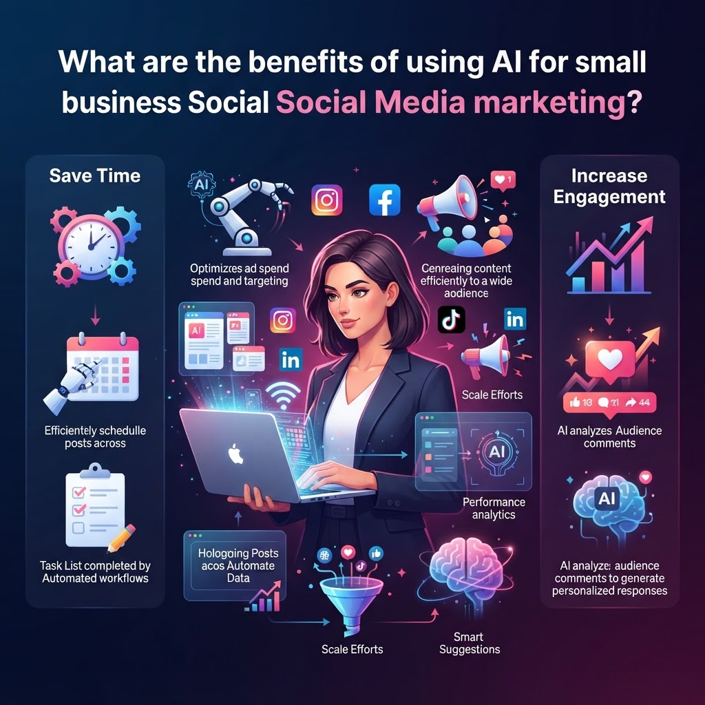 What are the benefits of using AI for small business Social Media marketing? — What are the benefits of using AI for small business social media marketing?