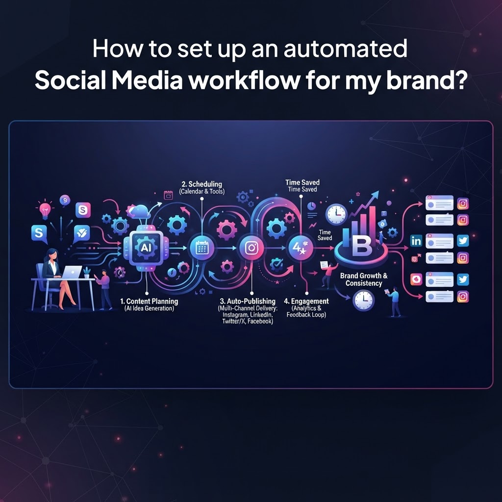 How to set up an automated Social Media workflow for my brand?