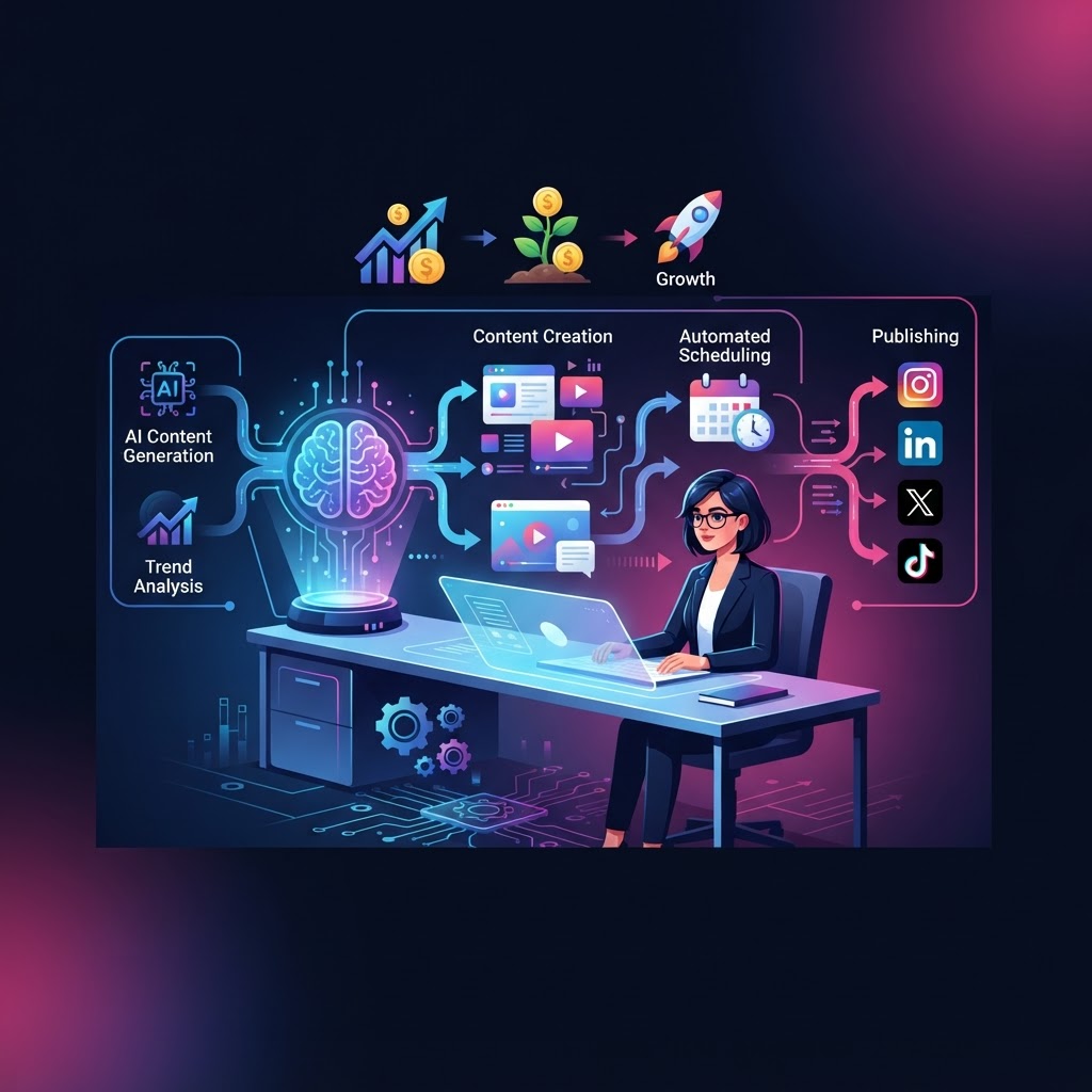 How do I set up an AI-driven Social Media workflow for my brand?