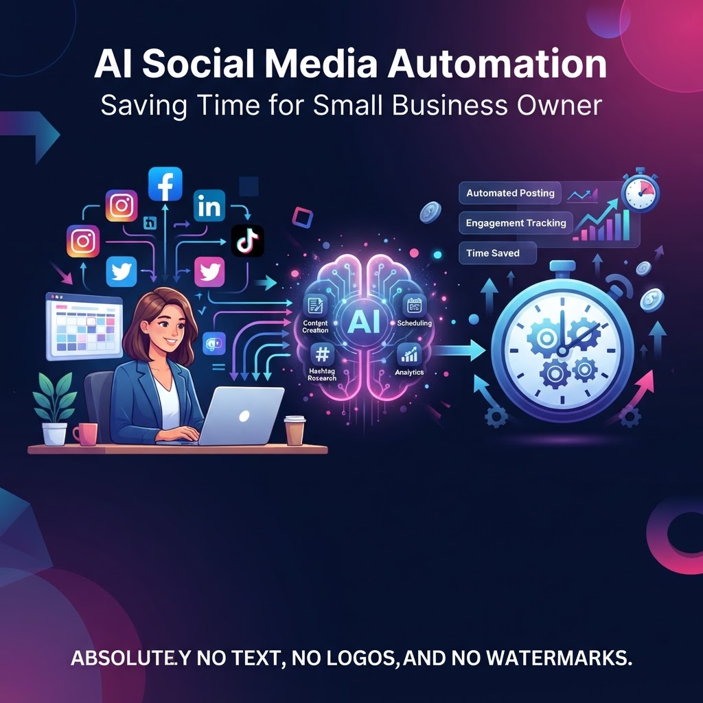 What is AI Social Media automation and how does it save time?
