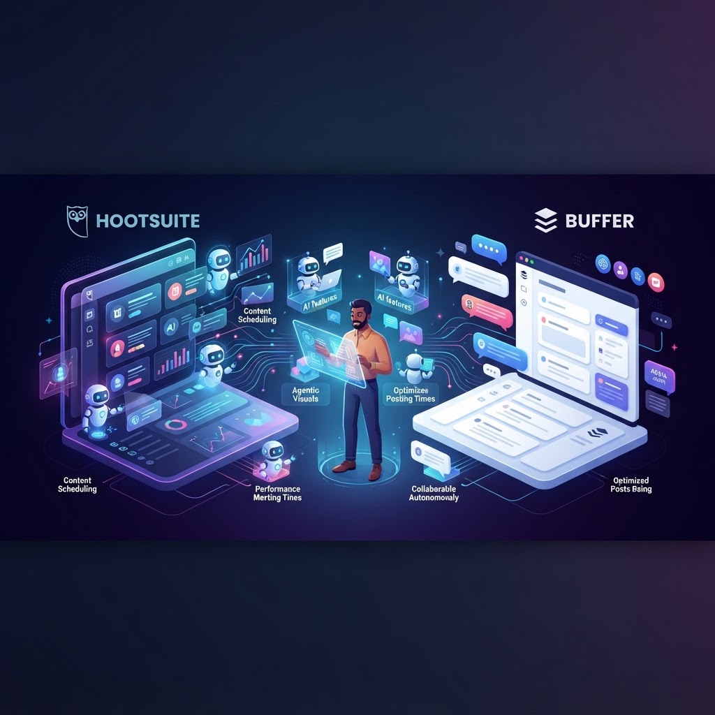 Hootsuite vs Buffer for small business: which has better AI features? — Hootsuite vs Buffer for small business: which has better AI features?