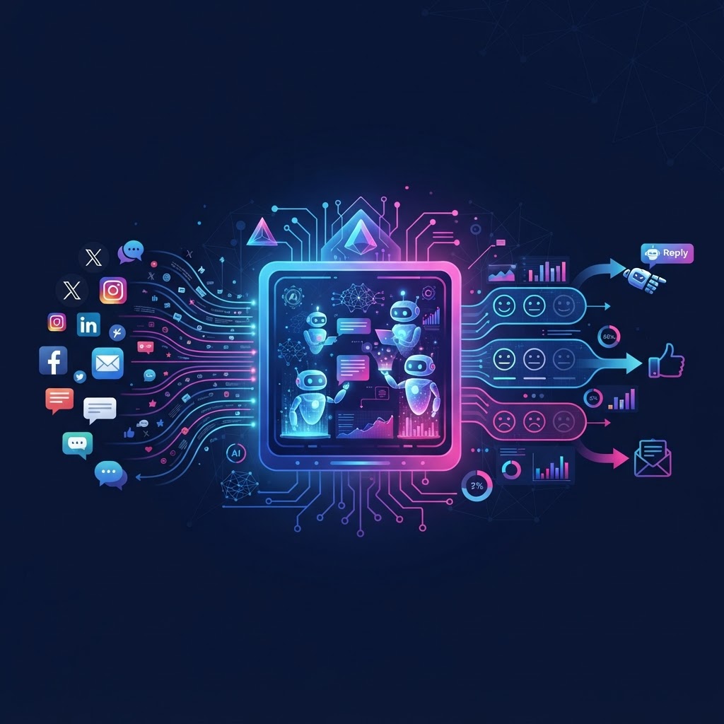 How to Automate Cross-Channel Sentiment Analysis Using AI Agents — automate social media sentiment analysis using AI agents