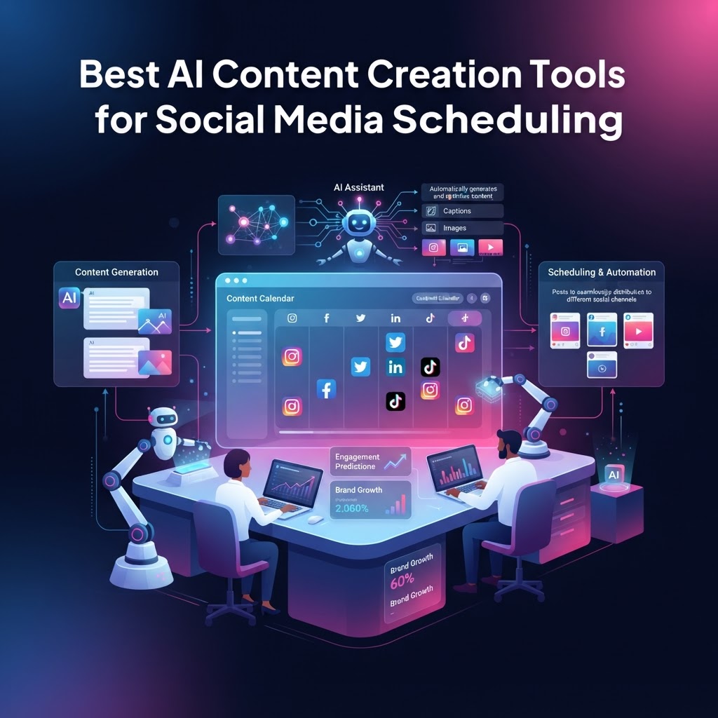 Best AI content creation tools for Social Media scheduling