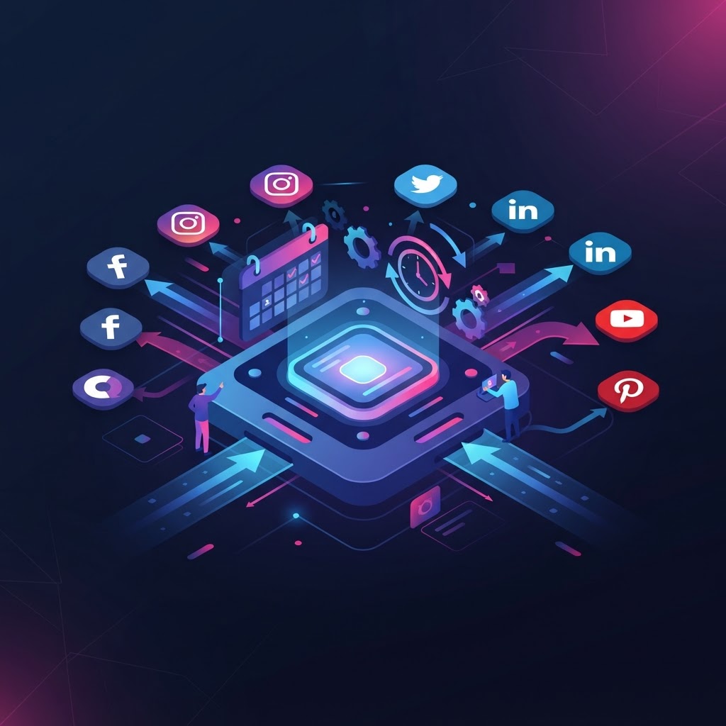 How to set up automated Social Media posting for multiple platforms