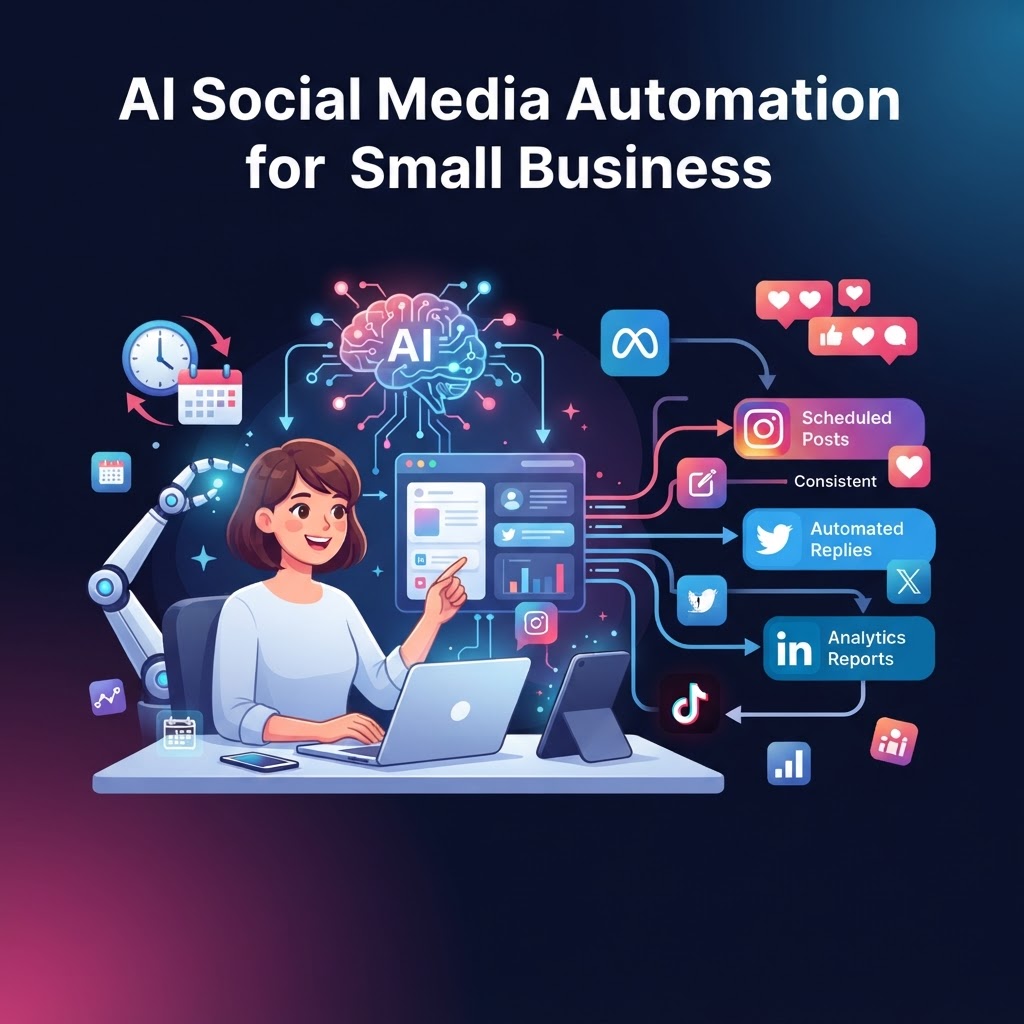 What is AI Social Media automation and how does it work for small businesses? — What is AI social media automation and how does it work for small businesses?