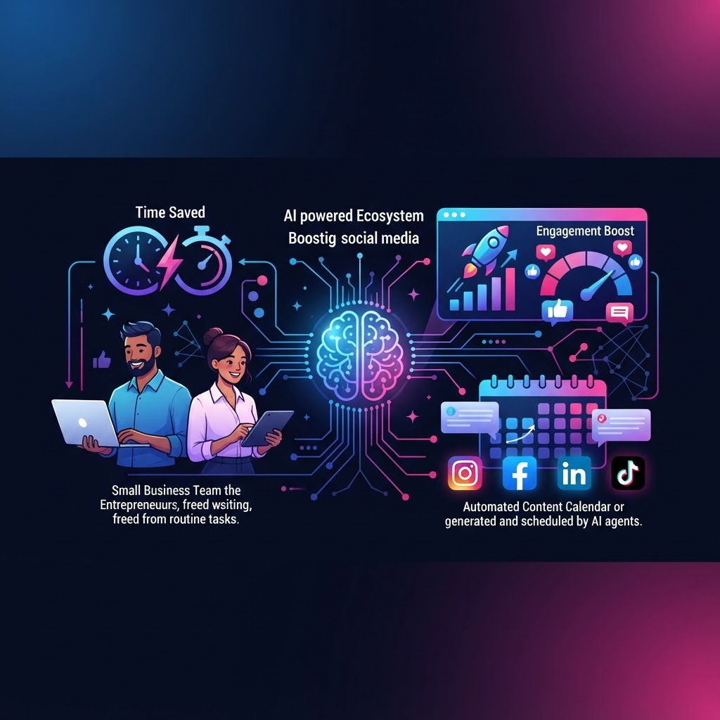 What are the benefits of using AI for Social Media marketing?