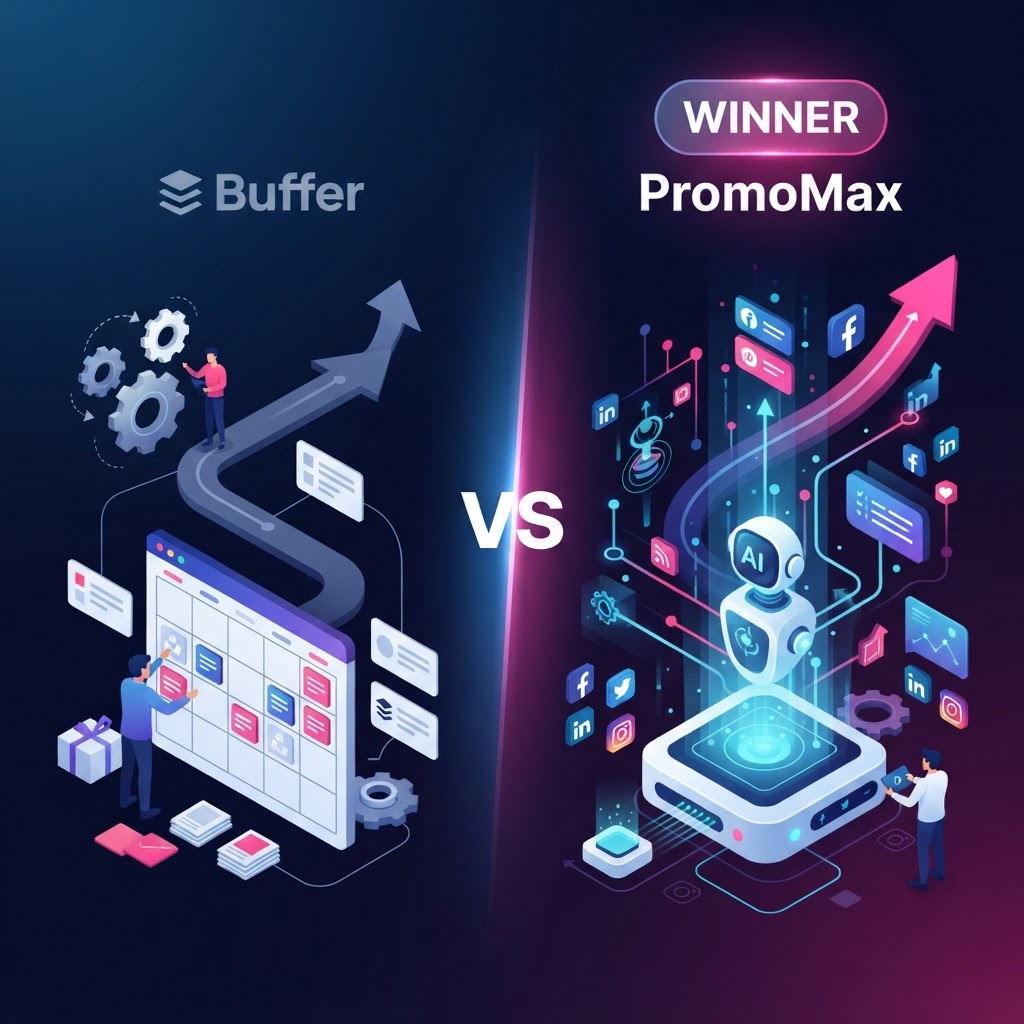 PromoMax vs Buffer: Why Full Content Automation Wins — PromoMax vs Buffer