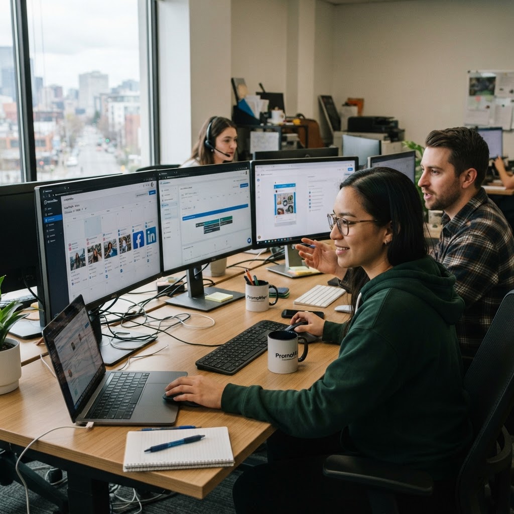 How to Automatically Create, Schedule & Publish Social Media — PromoMax