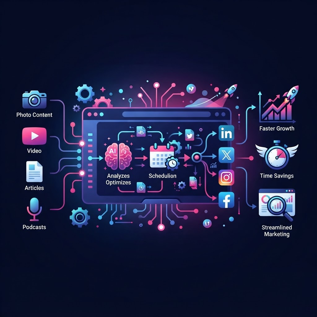 How do I set up an automated Social Media workflow for my startup?