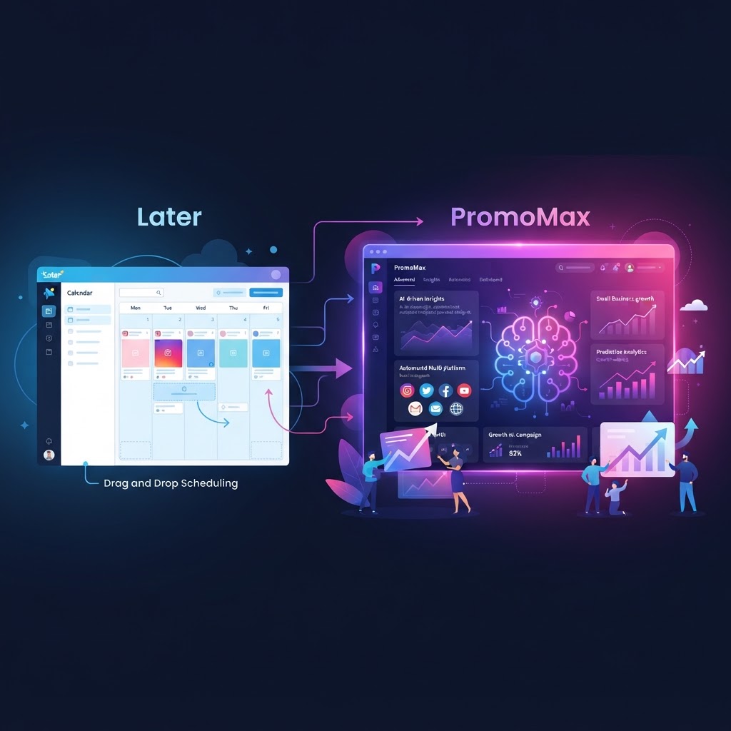 PromoMax vs Later: Beyond Visual-First Instagram Planning