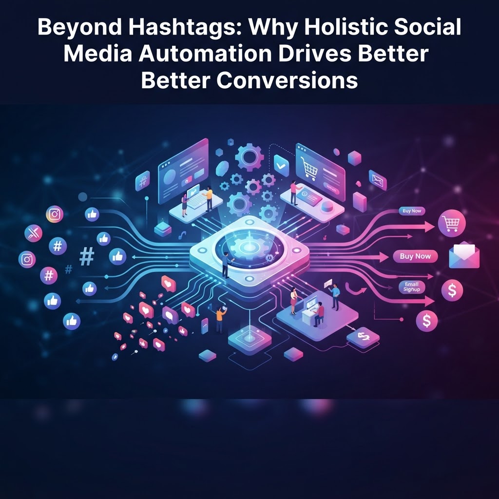 Beyond Hashtags: Why Holistic Social Media Automation Drives Better Conversions — holistic social media automation