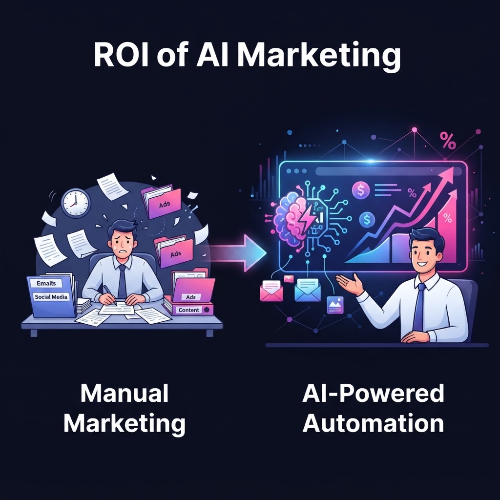 The ROI of Switching from Manual Marketing to AI-Powered Automation — ROI of AI marketing