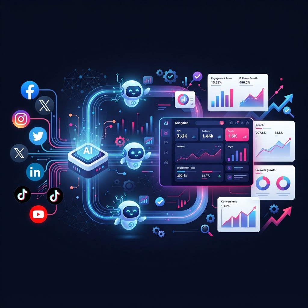 How to Automate Social Media Reporting Using AI Agents