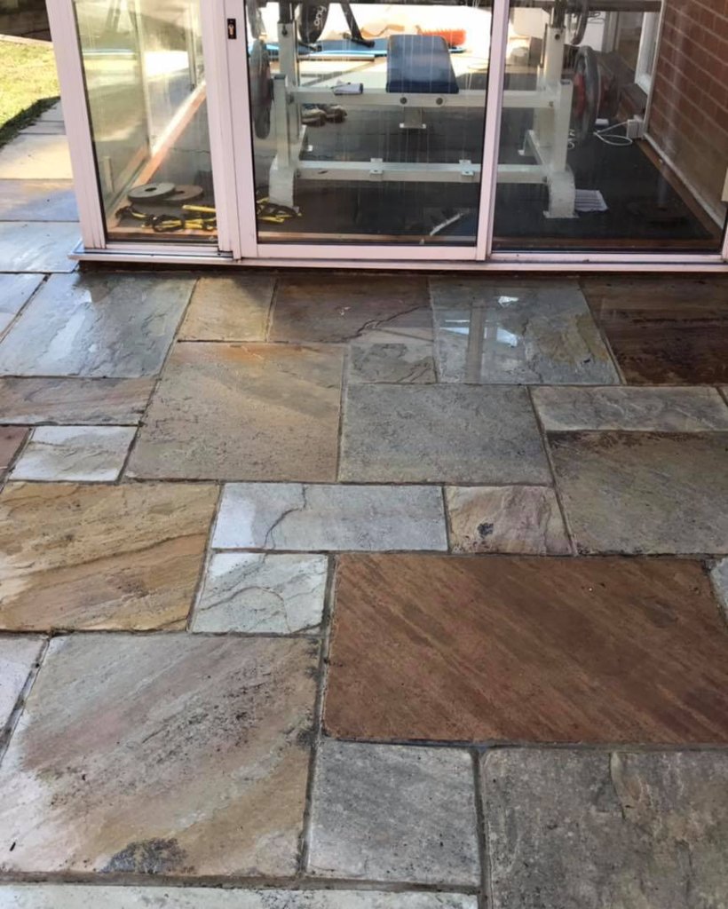 After pressure wash