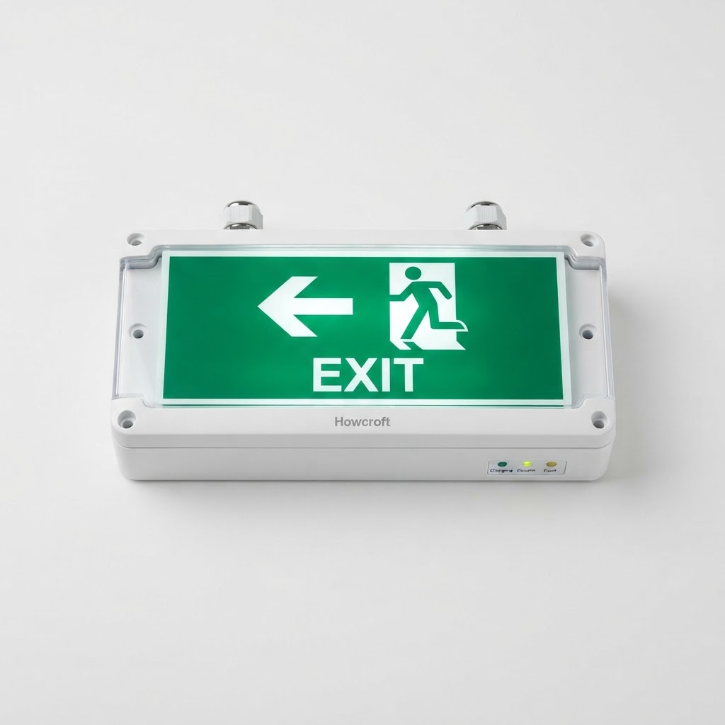 3W LED Emergency Exit Sign Box Maintained