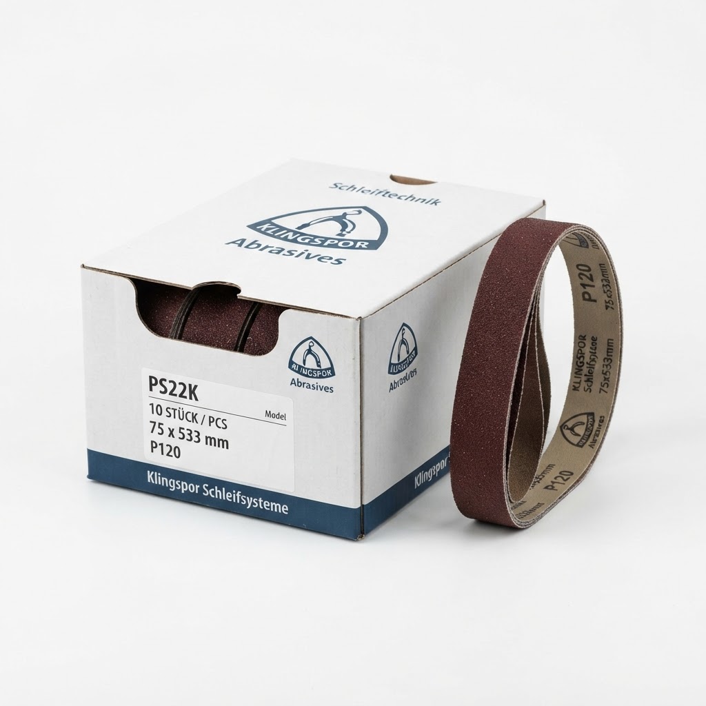 Klingspor Klingspor PS22K Abrasive Belt 75x533mm P120 (Box 10)