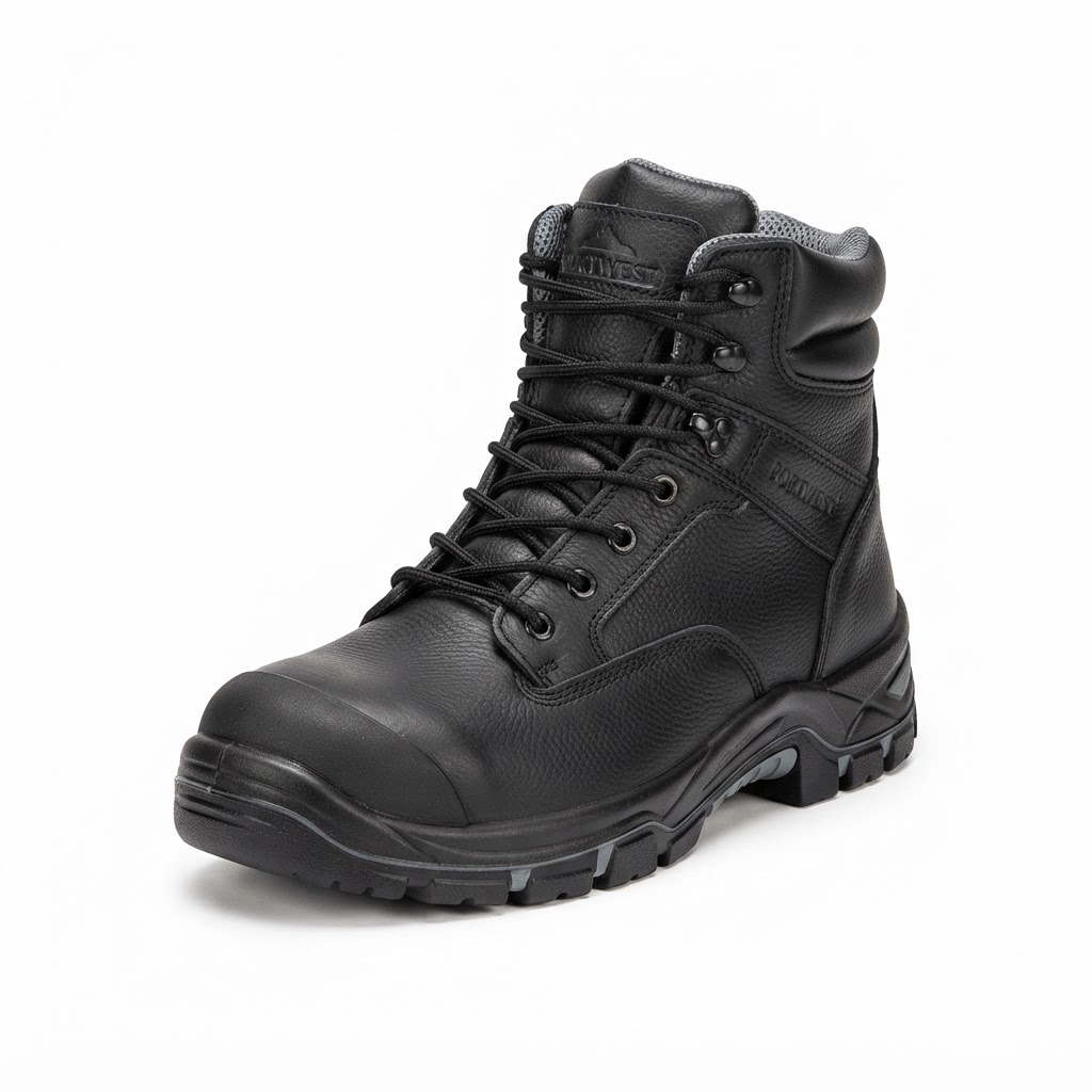 Portwest Portwest FW08 Steel Toe Safety Boot Black Size 8
