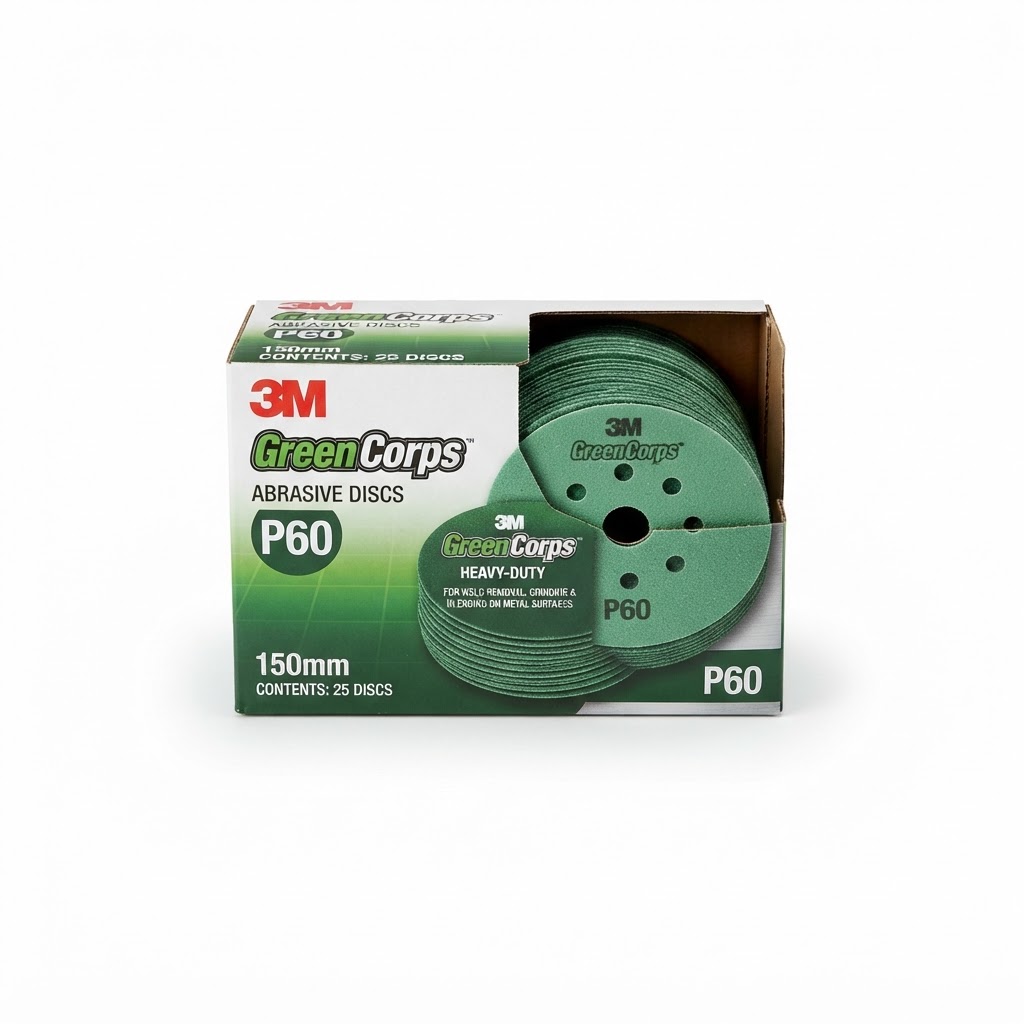 3M 3M Green Corps Abrasive Disc 150mm P60 (Box 25)
