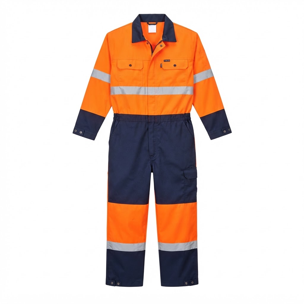 PORTWEST Portwest S440 Hi-Vis Coverall (Orange/Navy)