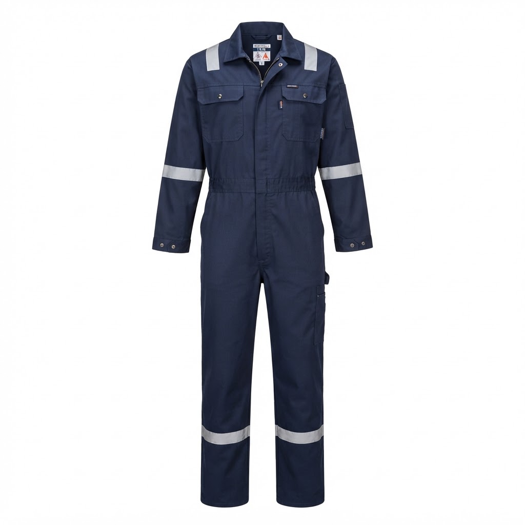 Portwest FR20 Flame Retistant Coverall Navy Large