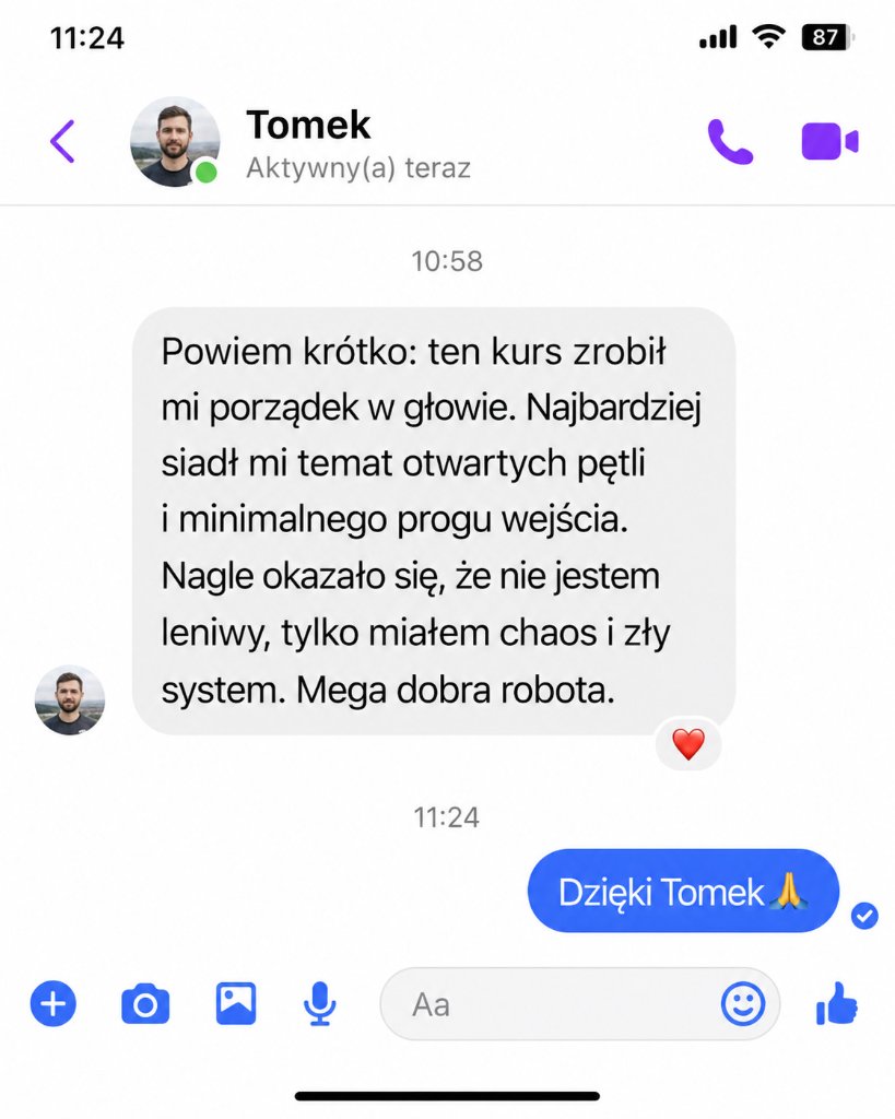 Opinia od Tomek