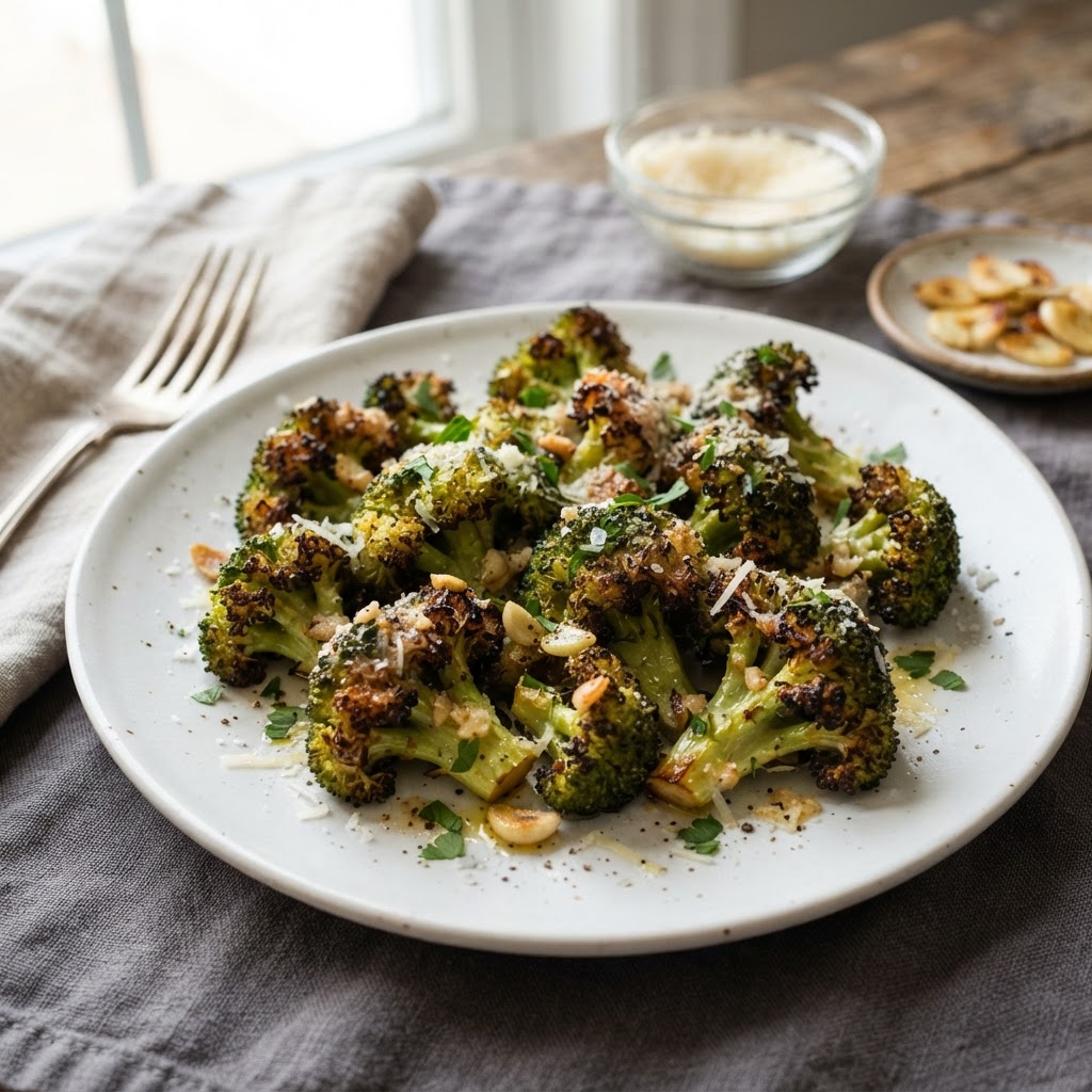 Garlic Parmesan Broccoli