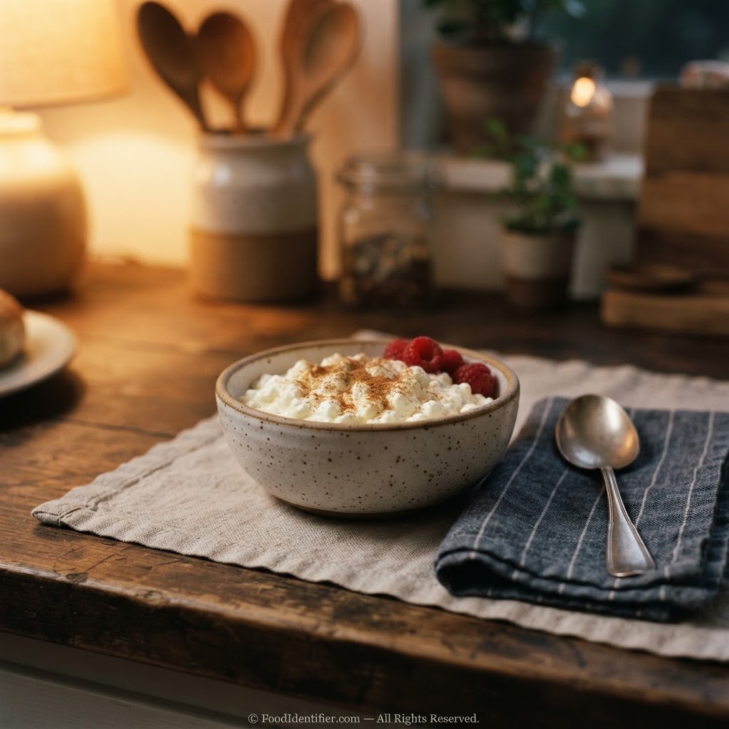 The pre-bed bowl — cottage cheese's slow-digesting casein protein releases amino acids over hours.