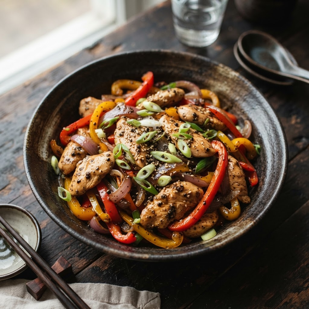 Black Pepper Chicken