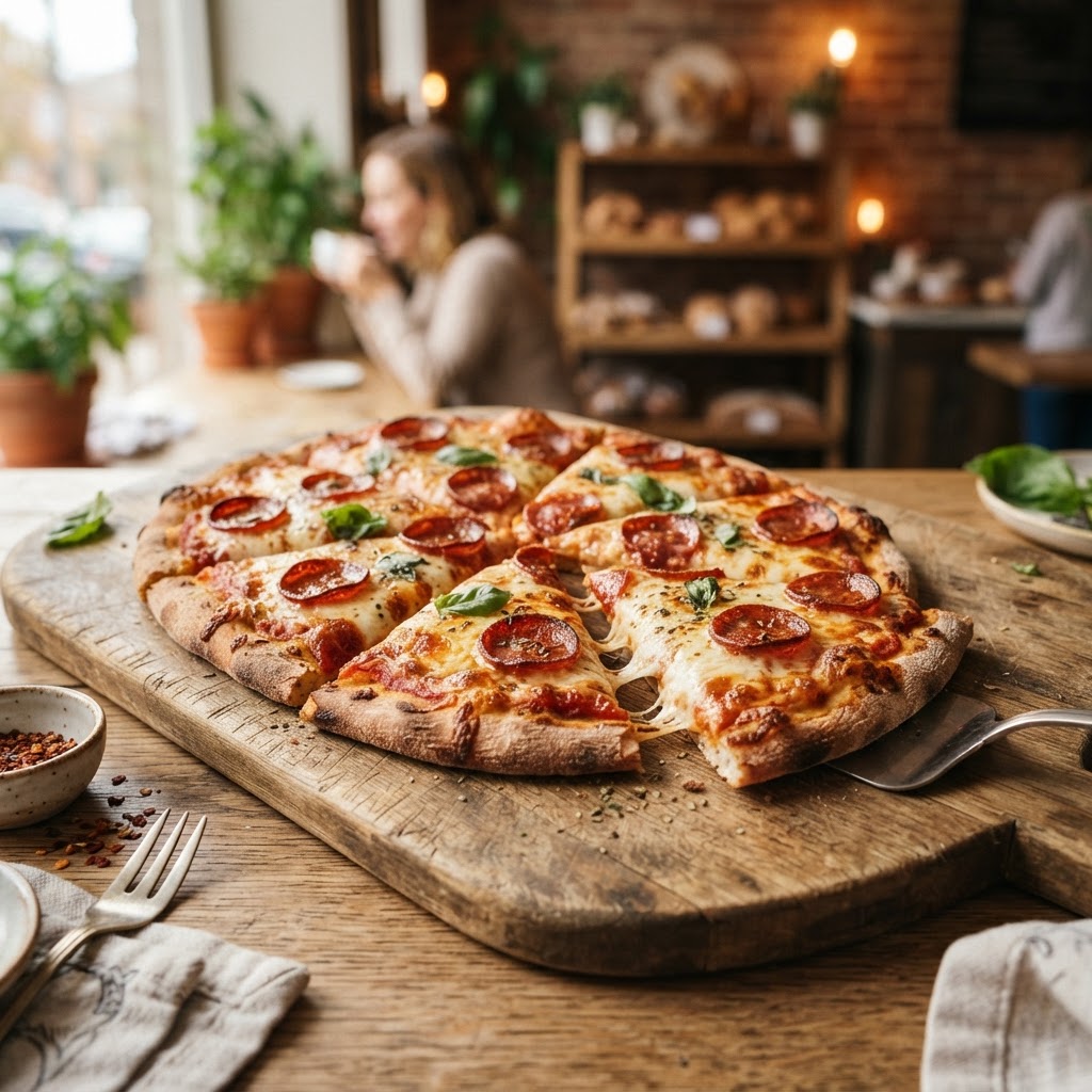 Pepperoni Flatbread Pizza