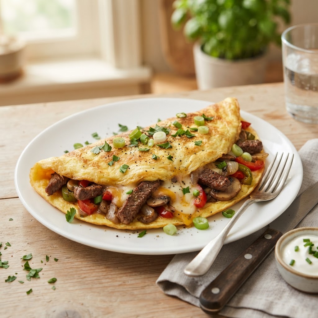 Big Steak Omelette