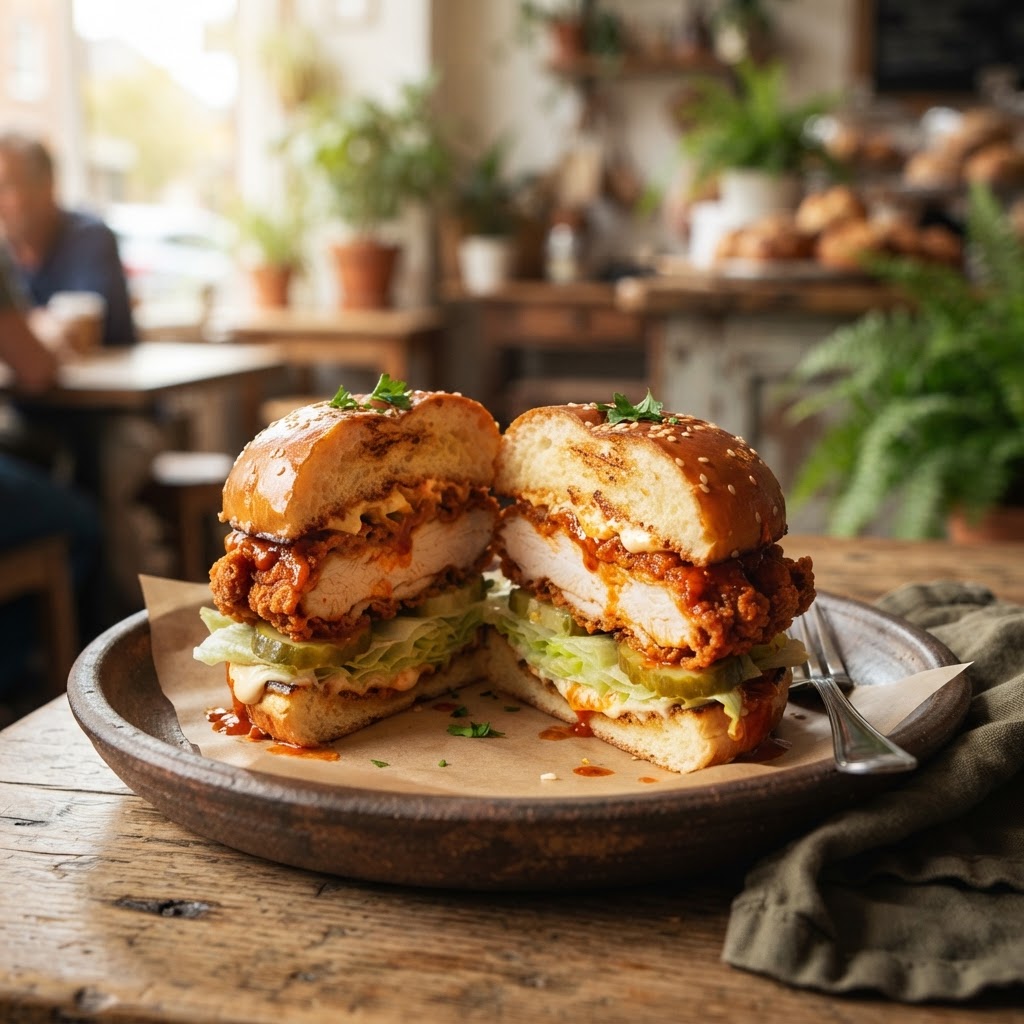Spicy Take Chicken Sandwich