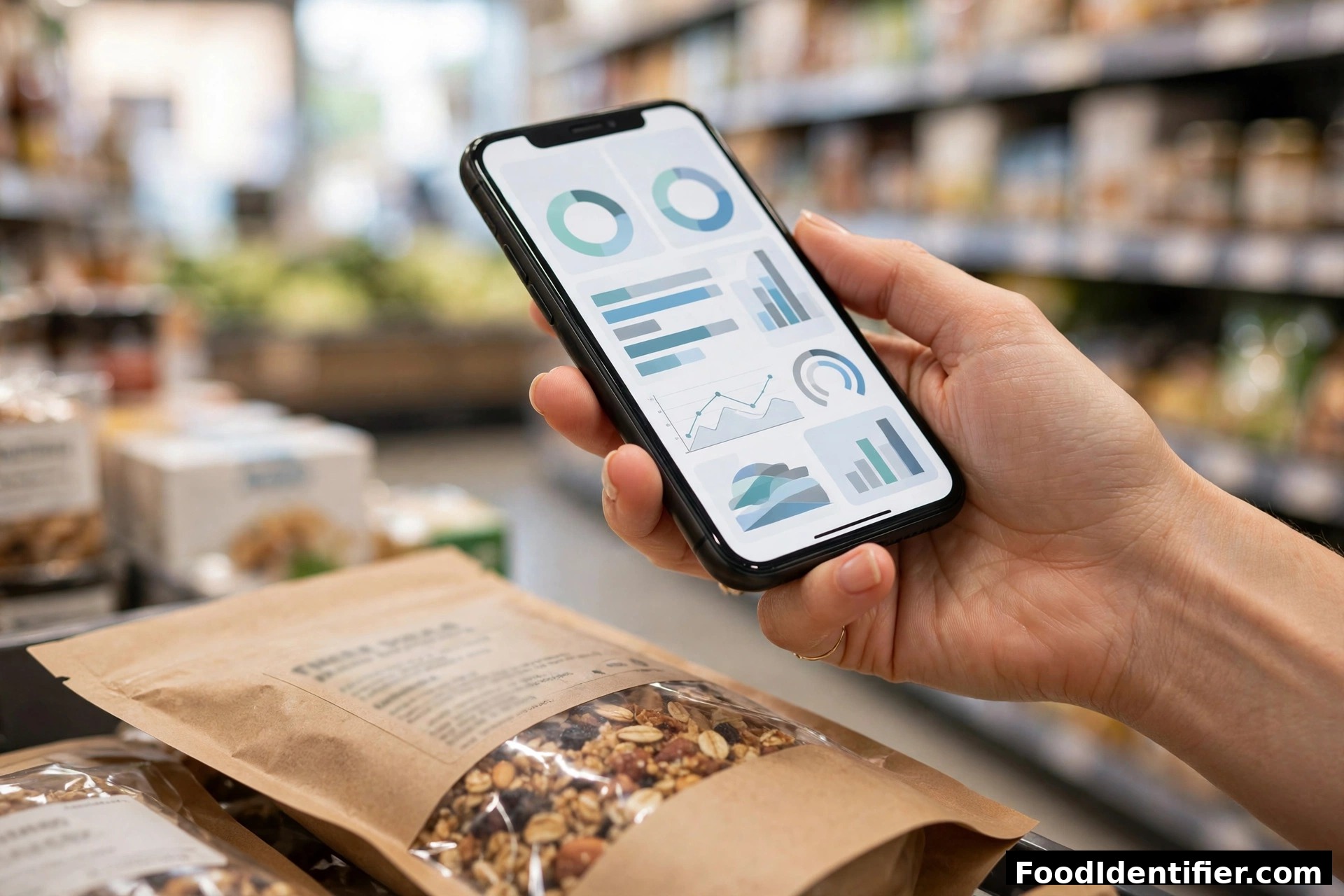 Scanning a food ingredient label with the free AI food analyzer.