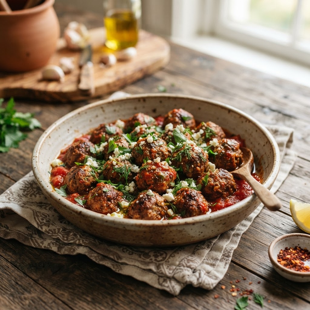 Spicy Lamb Meatballs