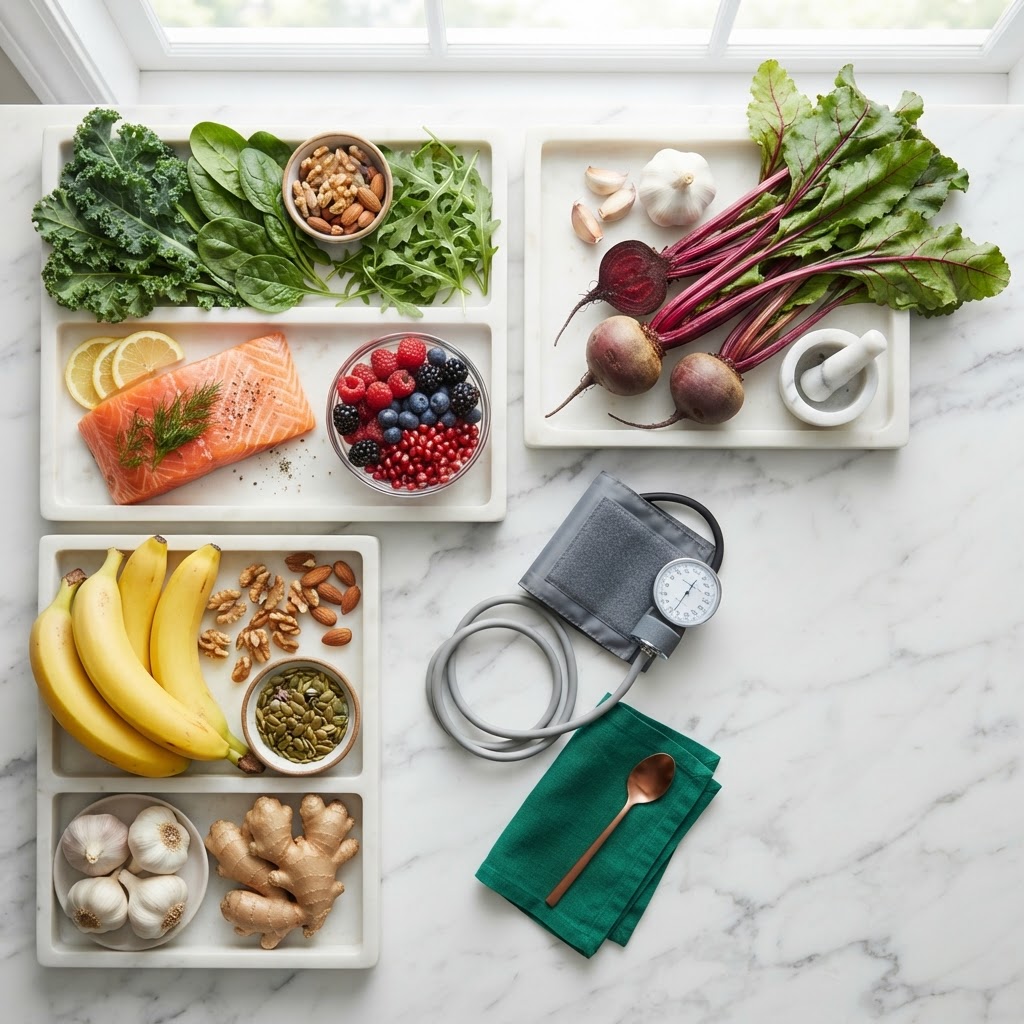 Foods that lower blood pressure naturally — complete 2026 DASH diet guide — FoodIdentifier.com