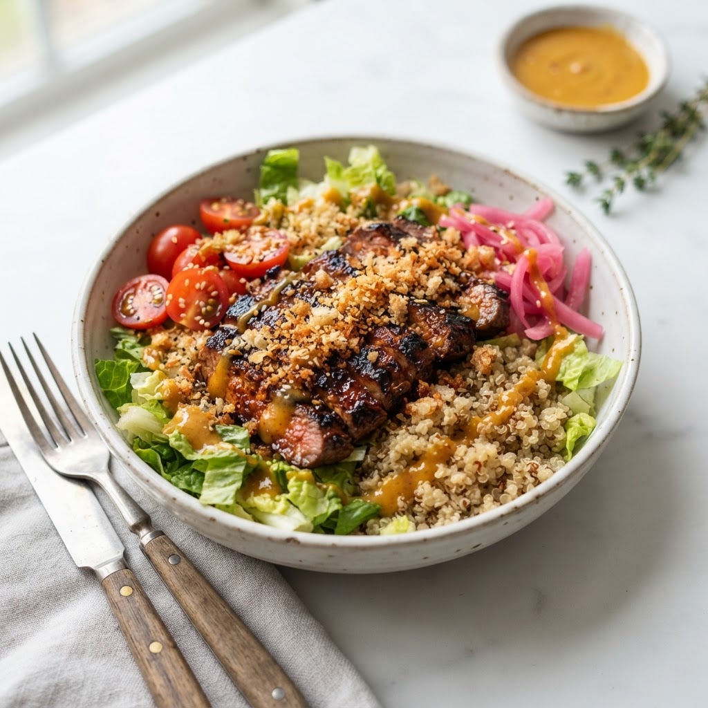 Steak Honey Crunch Bowl