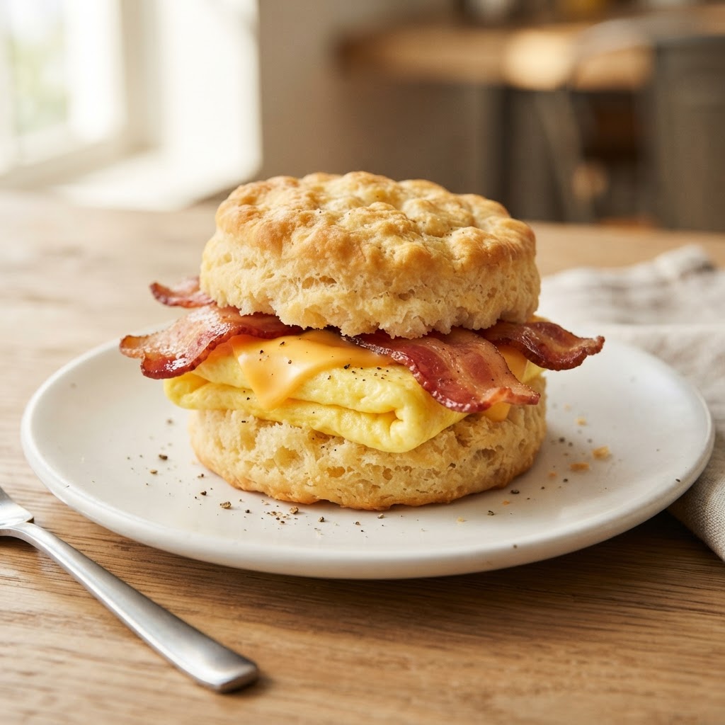 Bacon, Egg & Cheese Biscuit