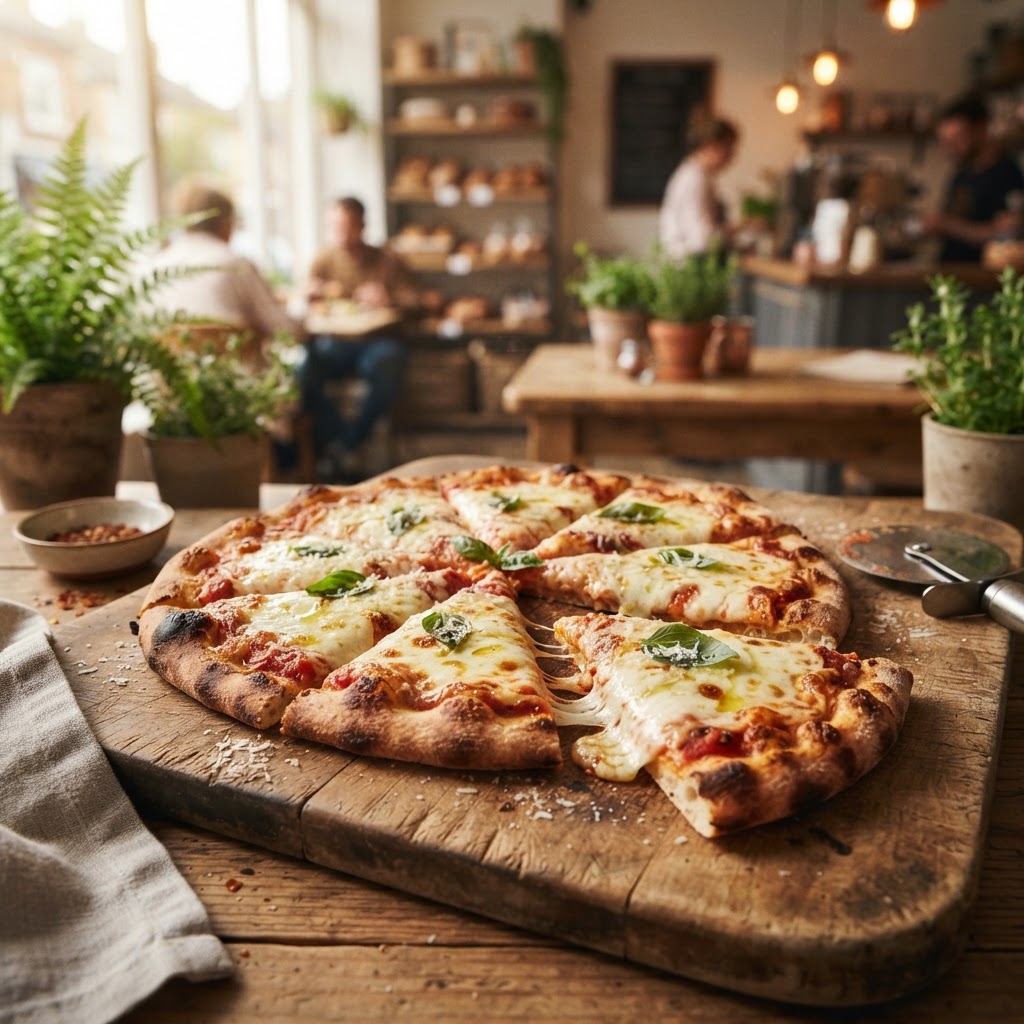 Cheese Flatbread Pizza