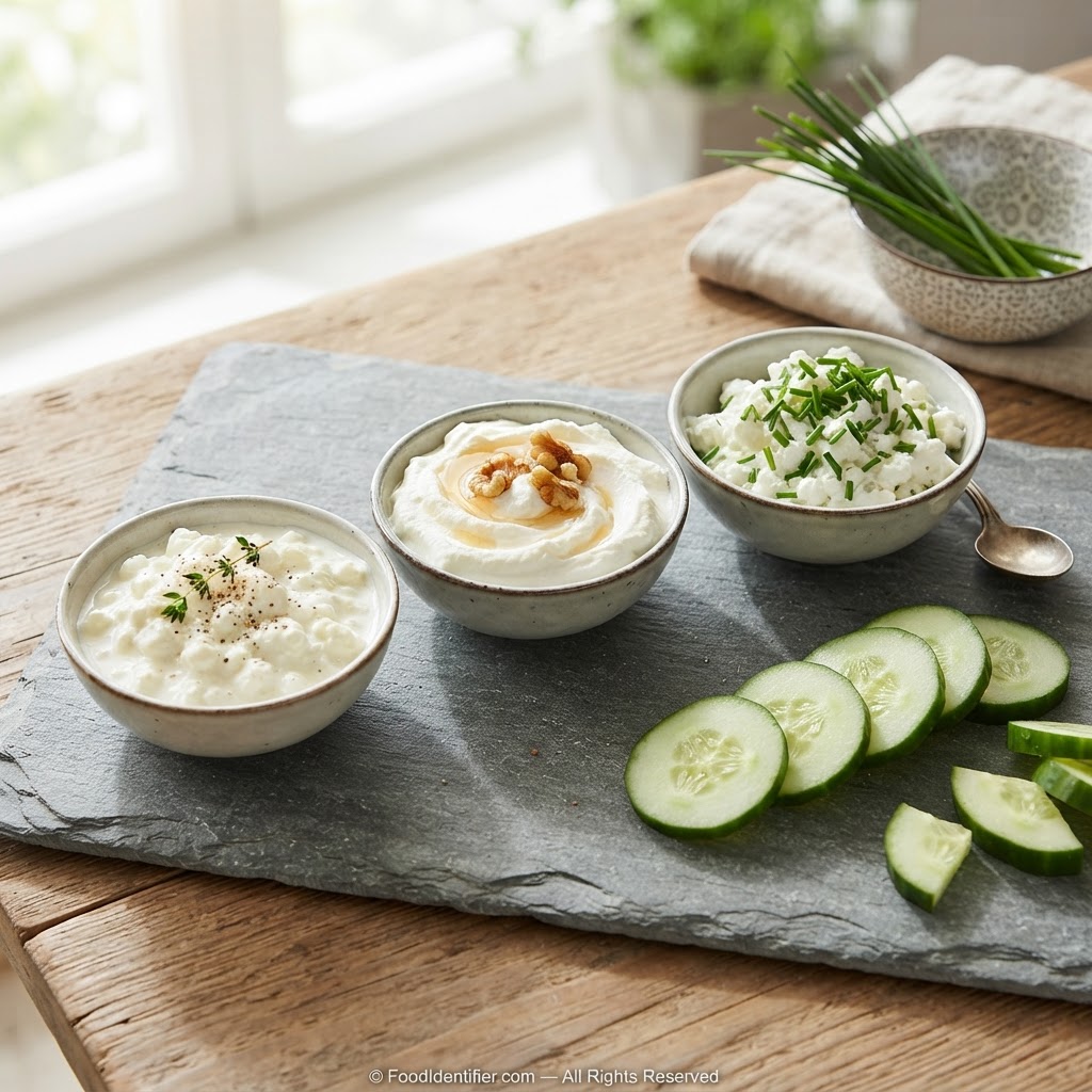 Cottage cheese three ways — plain, whipped, and savory — protein stays high across all of them.