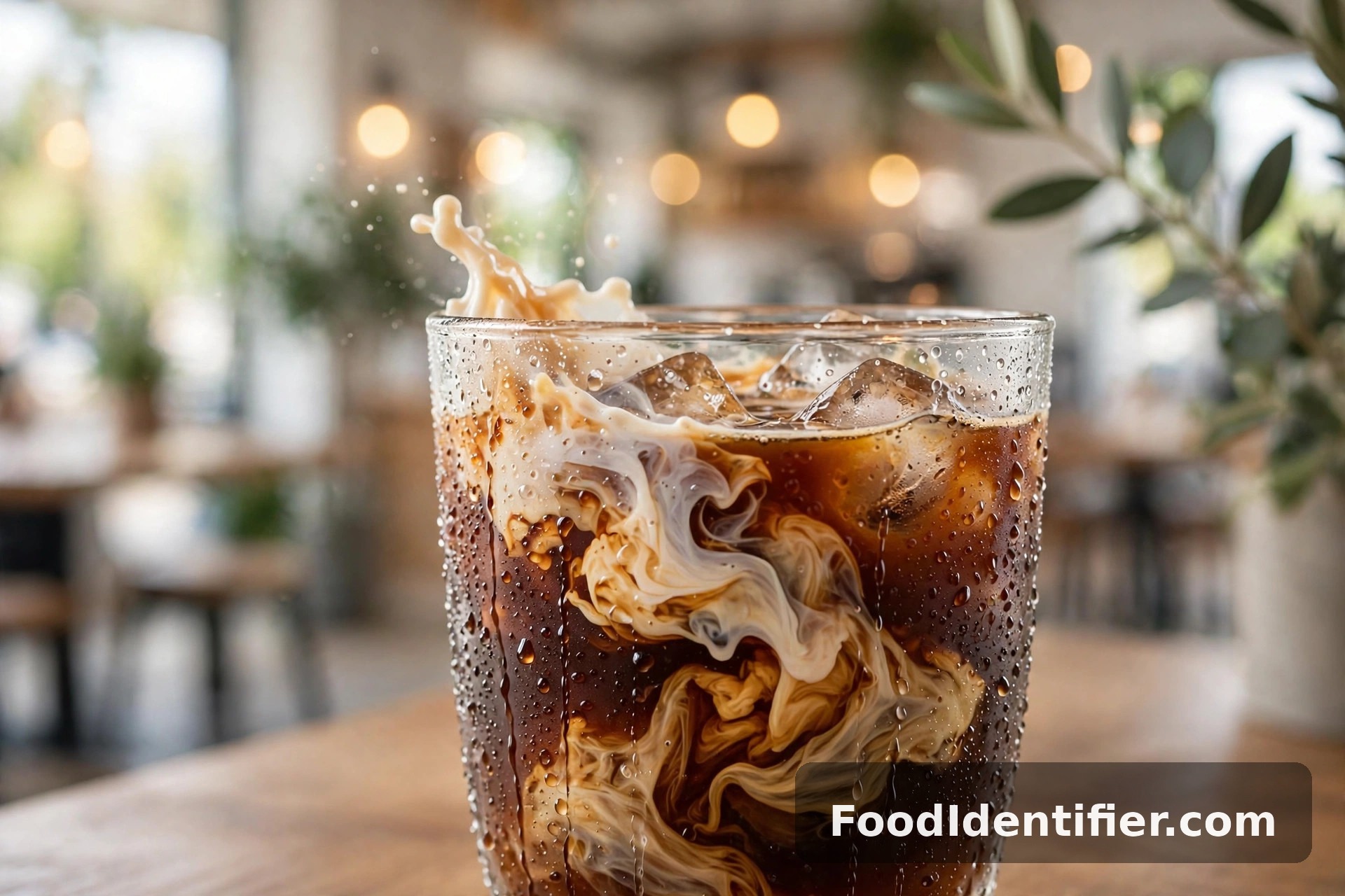 Cold brew with light sweet cream — one of the lowest calorie Starbucks drinks at around 40 calories.