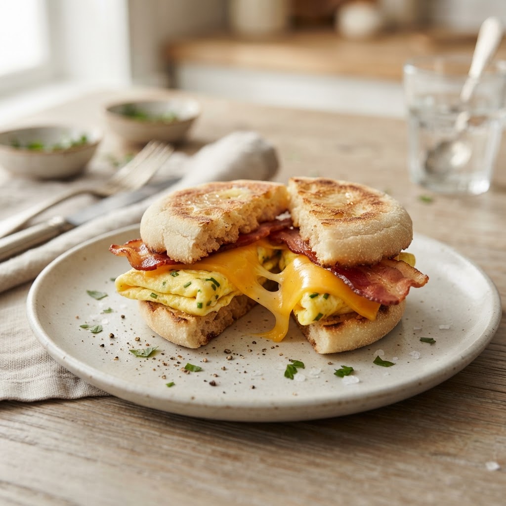 Egg & Cheese on English Muffin