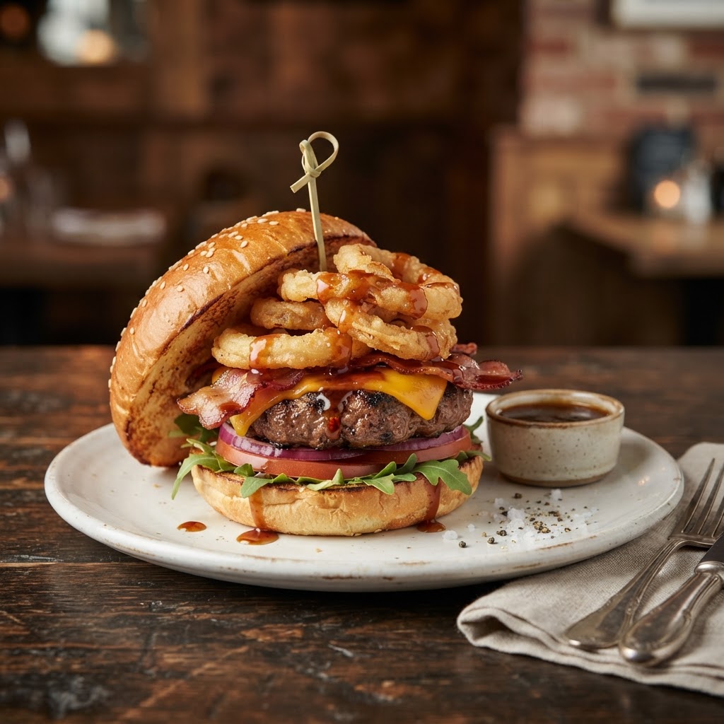 Whisky Bacon Burger