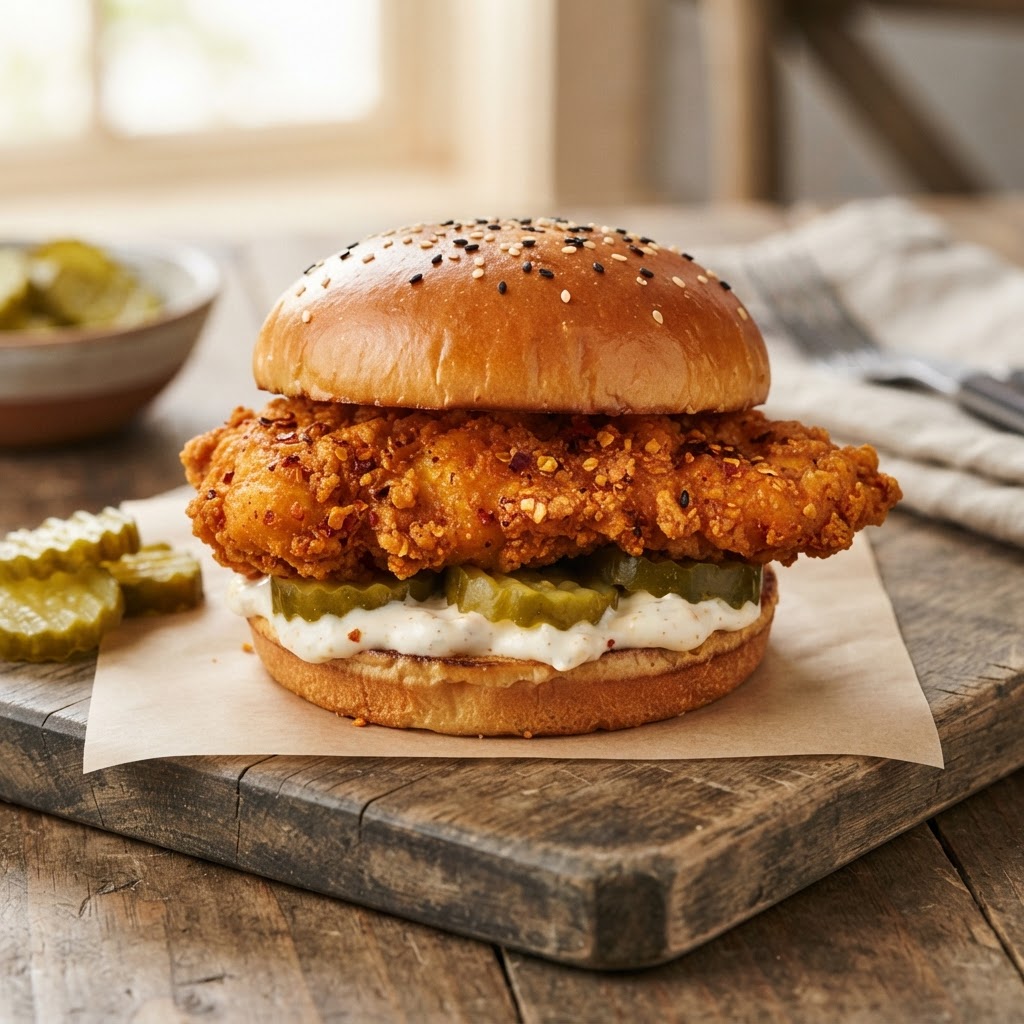 Spicy Chicken Sandwich W/ Mayo