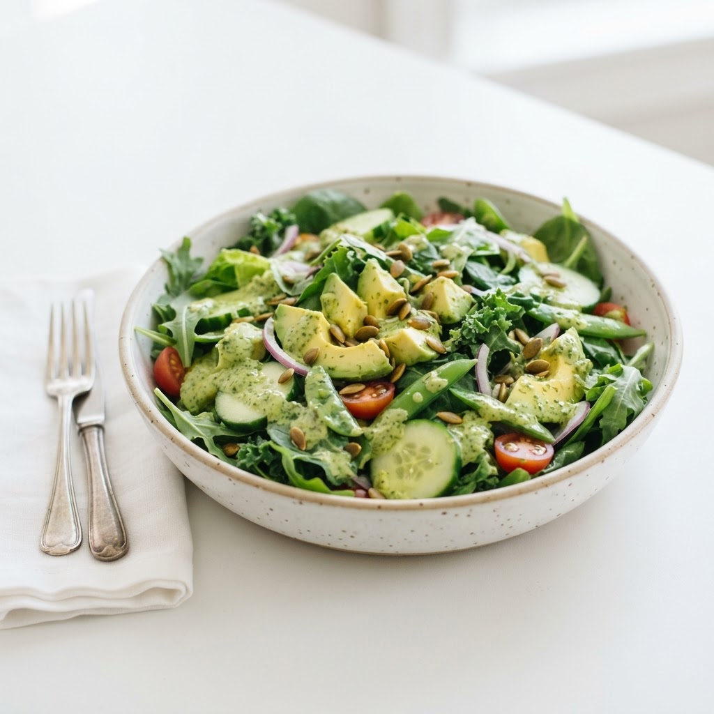 Super Green Goddess Salad