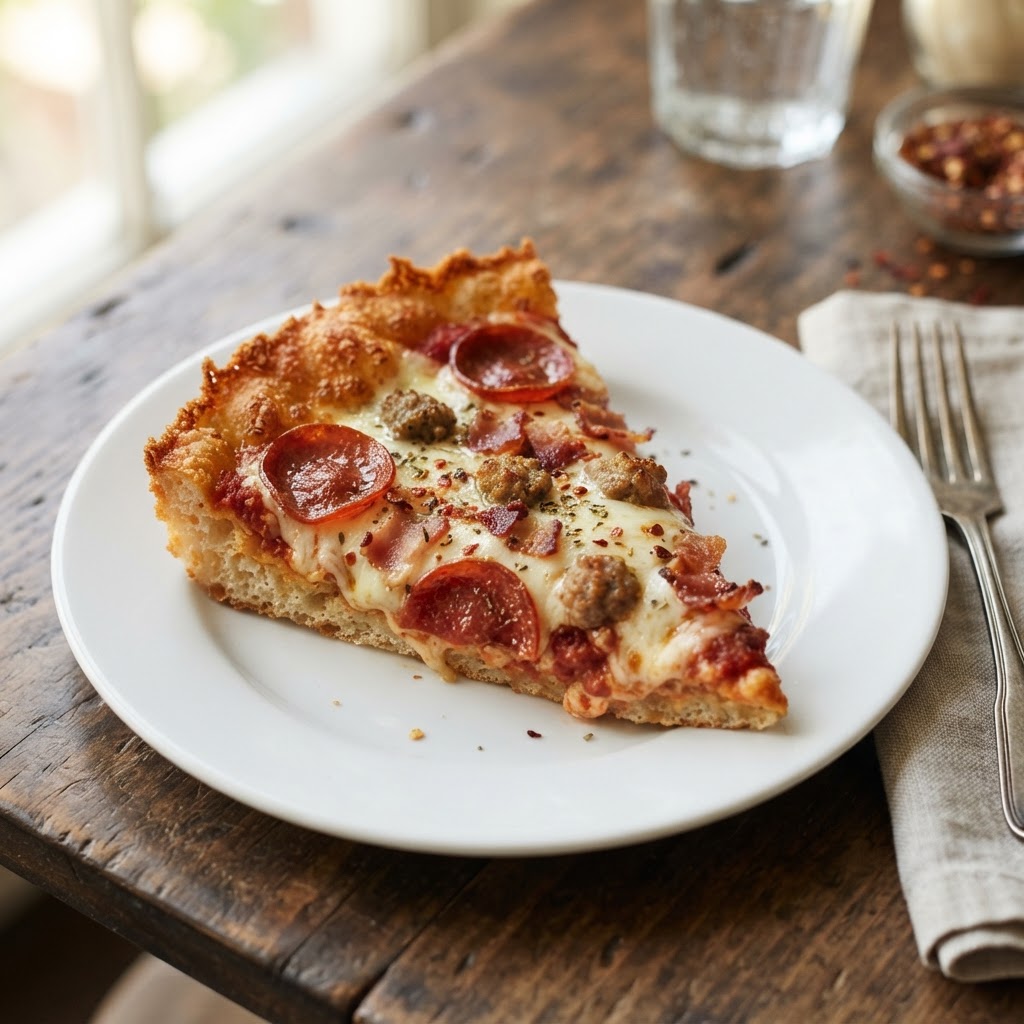 Large Meat Lover's Pan Pizza (1 slice)