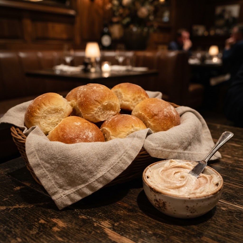 Dinner Roll with Cinnamon Butter